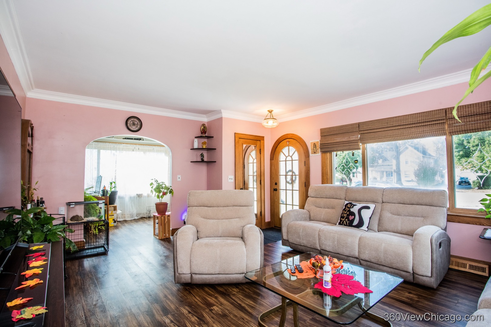 6308 Main Street Union, IL 60180 - Photo 3 of 39 a living room with furniture and a large window
