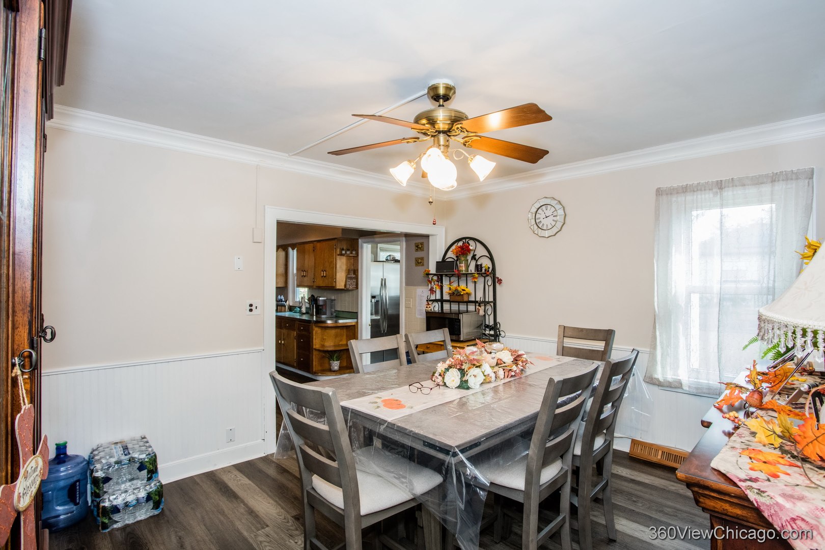 6308 Main Street Union, IL 60180 - Photo 9 of 39 a view of a dining room with furniture and chandelier