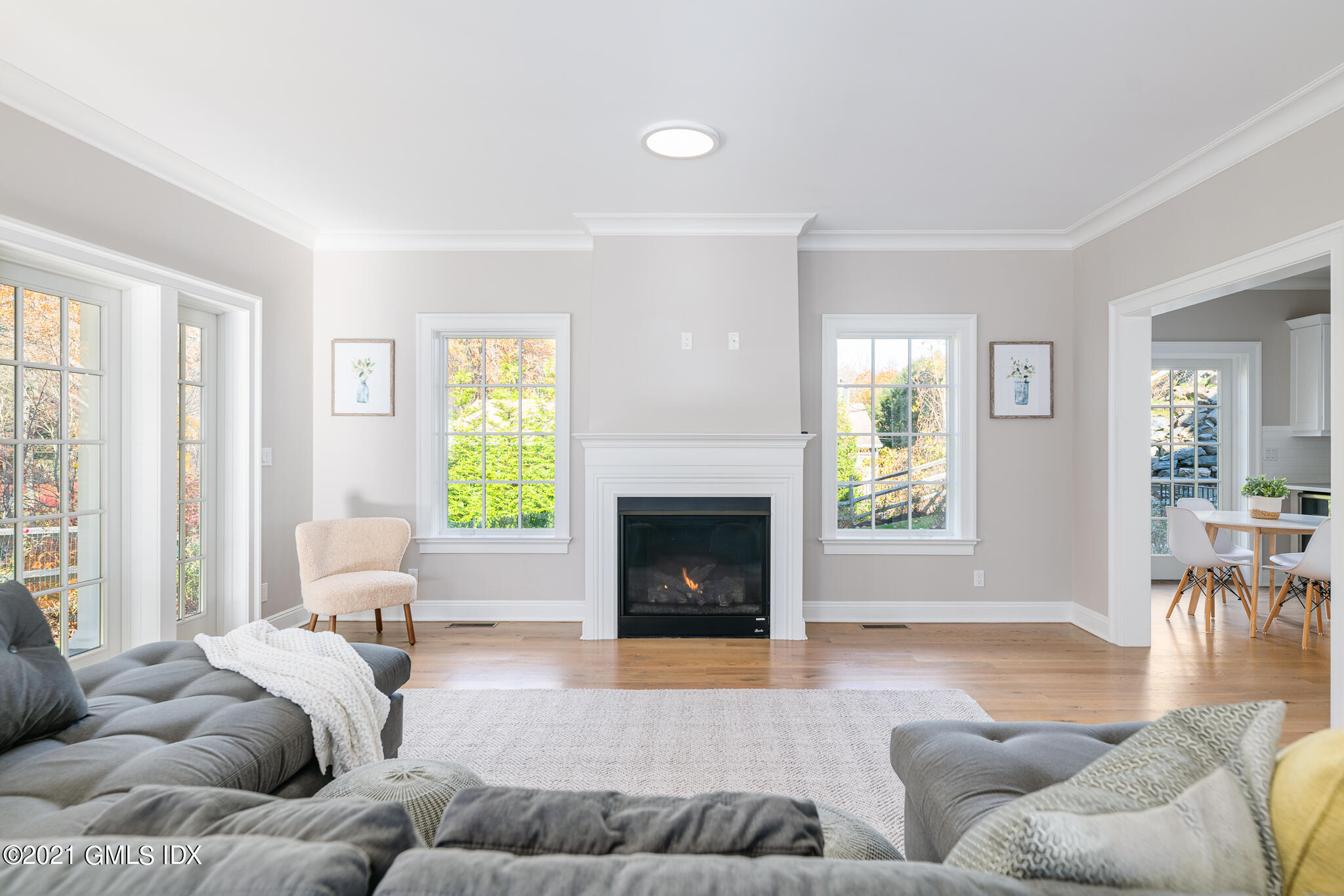 550 River Road Cos Cob, CT 06807 - Photo 4 of 33 a living room with furniture and a fireplace