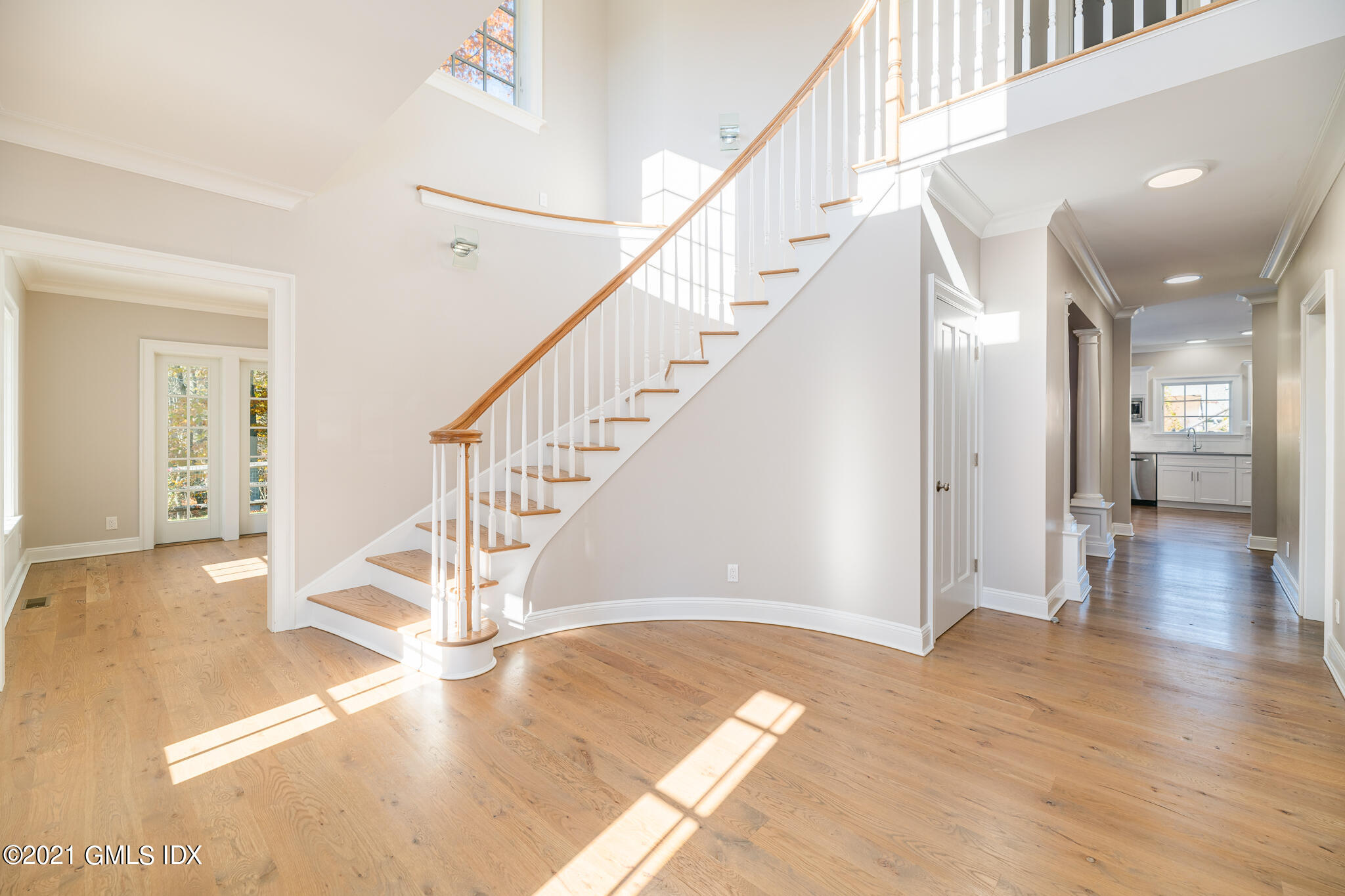 550 River Road Cos Cob, CT 06807 - Photo 5 of 33 a view of entryway and hall with wooden floor