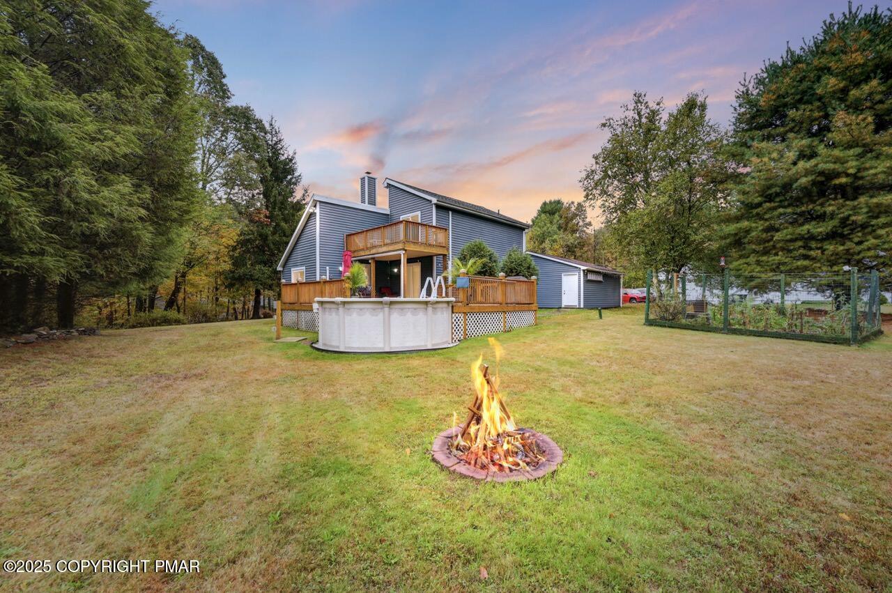 53 Barren Road East Stroudsburg, PA 18302 - Photo 32 of 39 a swimming pool with trees in the background
