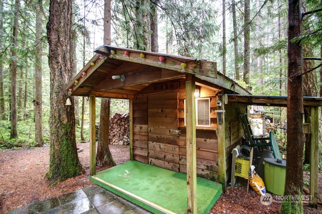 90-2 Wilderness Way Maple Falls, WA 98266 - Photo 22 of 39 a view of a barn with yard