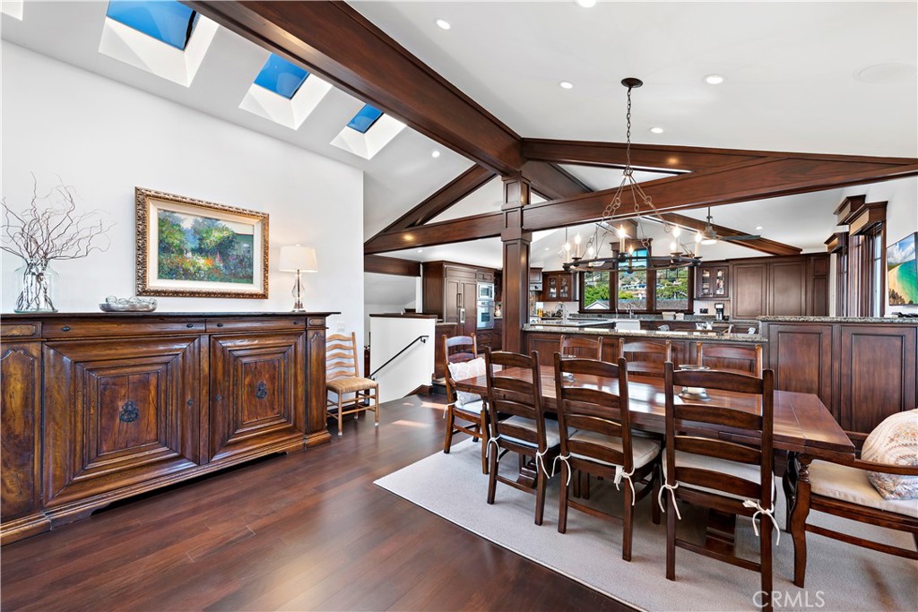 4 Monarch Bay Drive Dana Point, CA 92629 - Photo 12 of 34 a view of a dining room with furniture and wooden floor