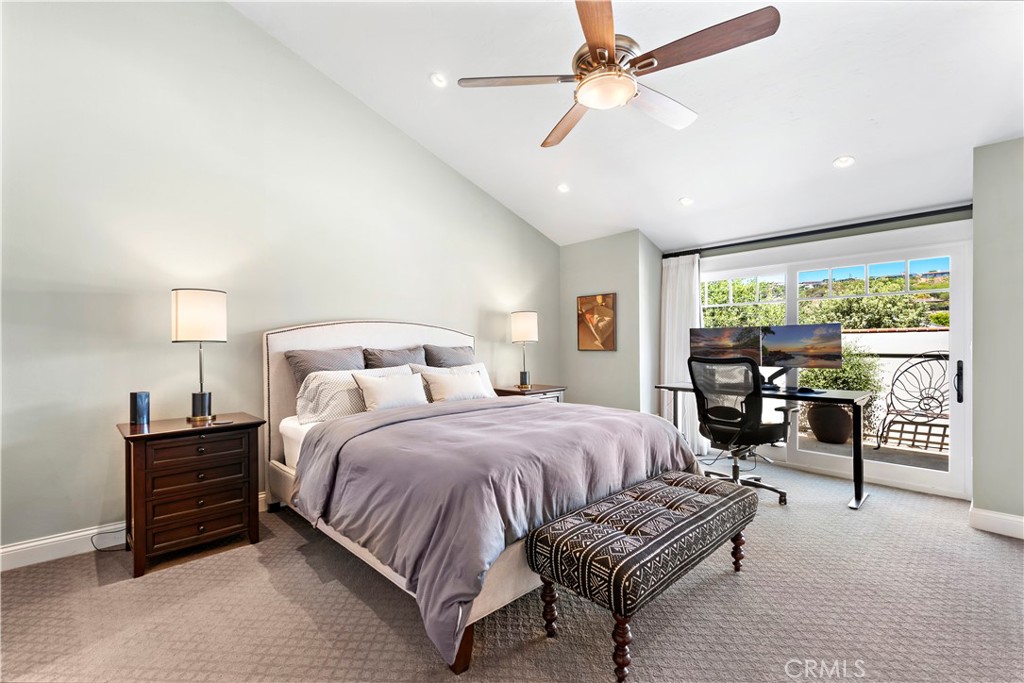 4 Monarch Bay Drive Dana Point, CA 92629 - Photo 19 of 34 a bedroom with a bed furniture and a large window