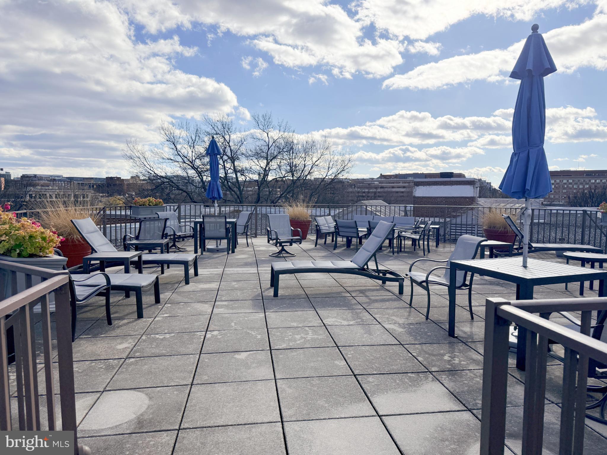 2500 Q Street Northwest, Unit 529 Washington, DC 20007 - Photo 21 of 29 Spacious rooftop retreat with stunning views.