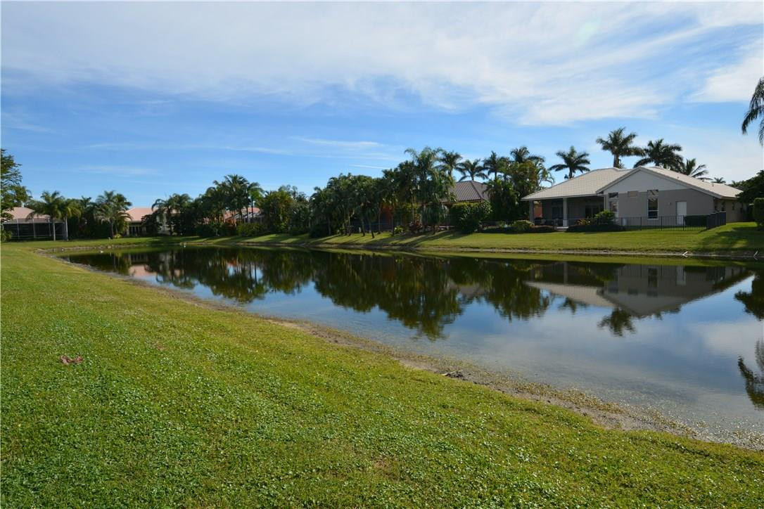 10582 East Key Drive Boca Raton, FL 33498 - Photo 51 of 55 Backyard with Beautiful Lake View