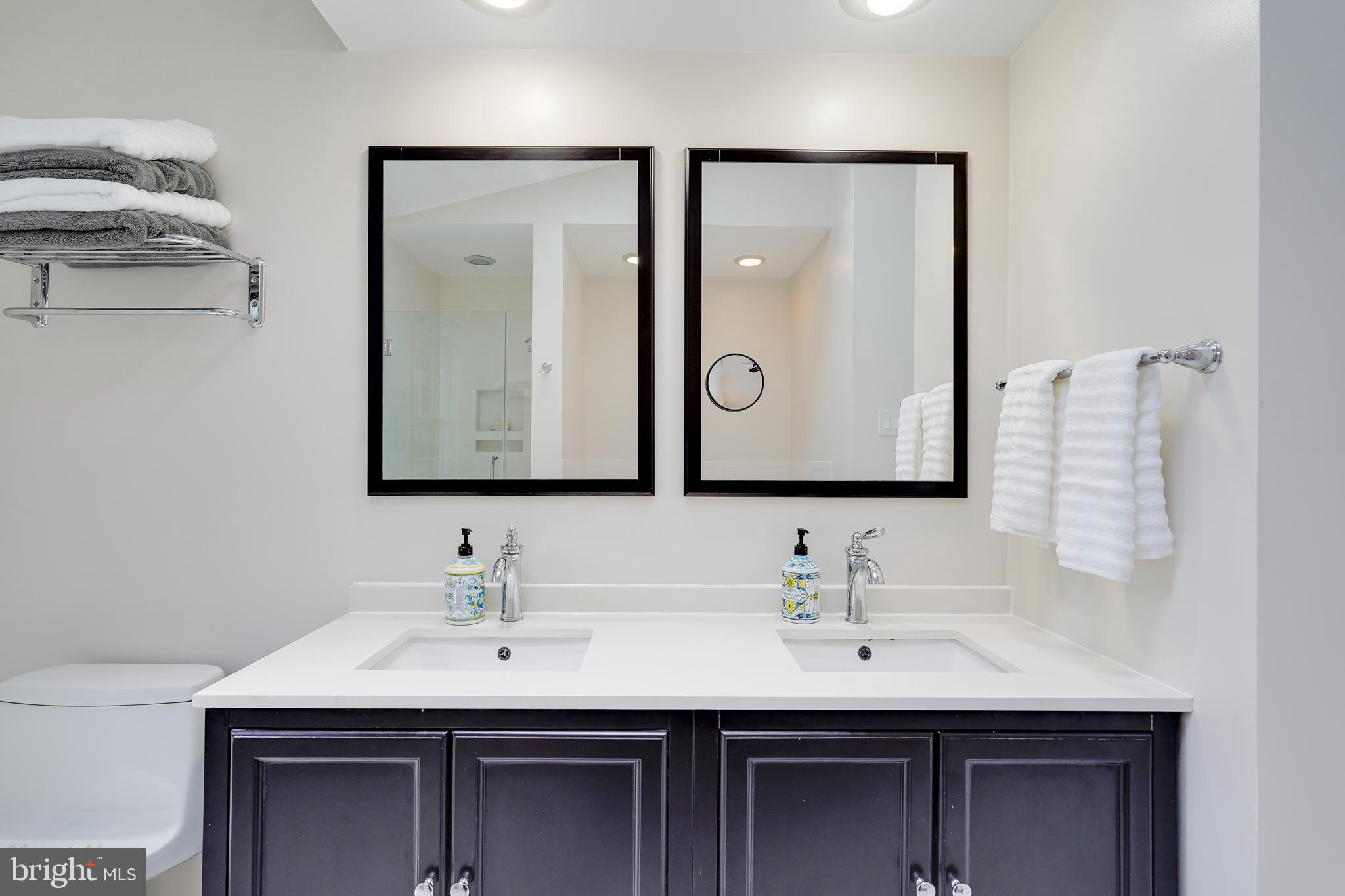 701 Stratford Manor Terrace Silver Spring, MD 20905 - Photo 22 of 43 a bathroom with a sink and a mirror
