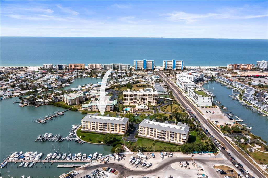 425 150th Avenue, Unit 2303 Madeira Beach, FL 33708 - Photo 69 of 69 an aerial view of a city