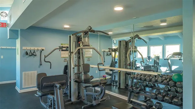 a view of a lake with houses