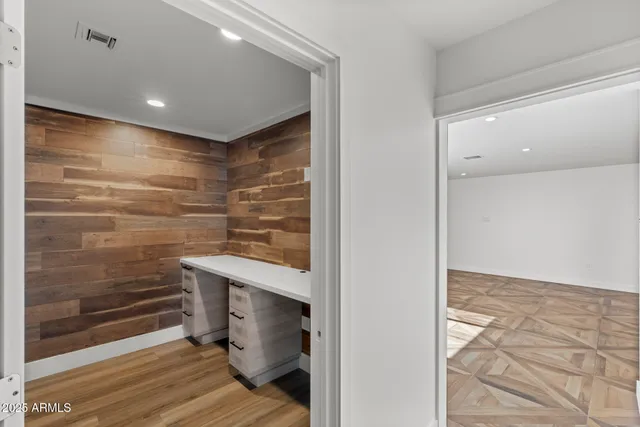 a view of water heater room