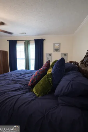 a view of a room with rack on the wall