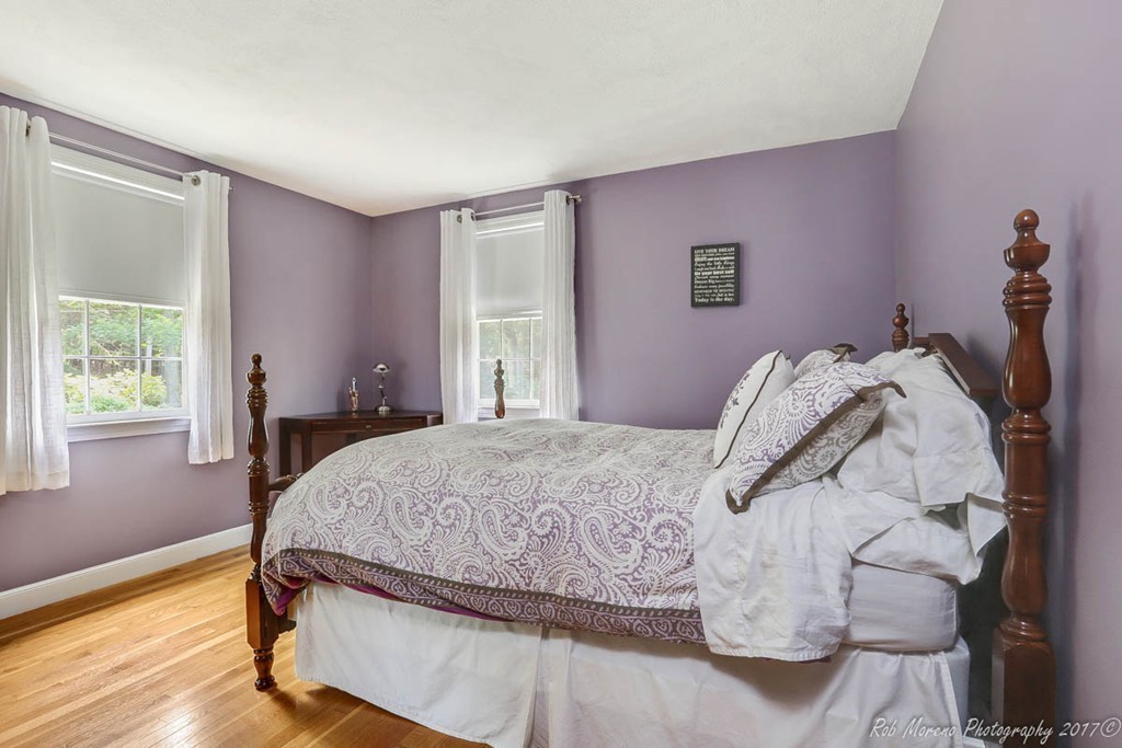 19 Bare Hill Road Boxford, MA 01921 - Photo 16 of 30 a bedroom with a bed and wooden floor