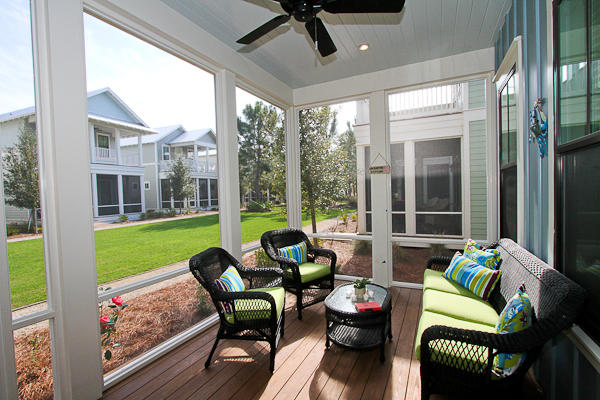 17 Red Basil Drive Santa Rosa Beach, FL 32459 - Photo 16 of 20 a living room with patio furniture and a garden