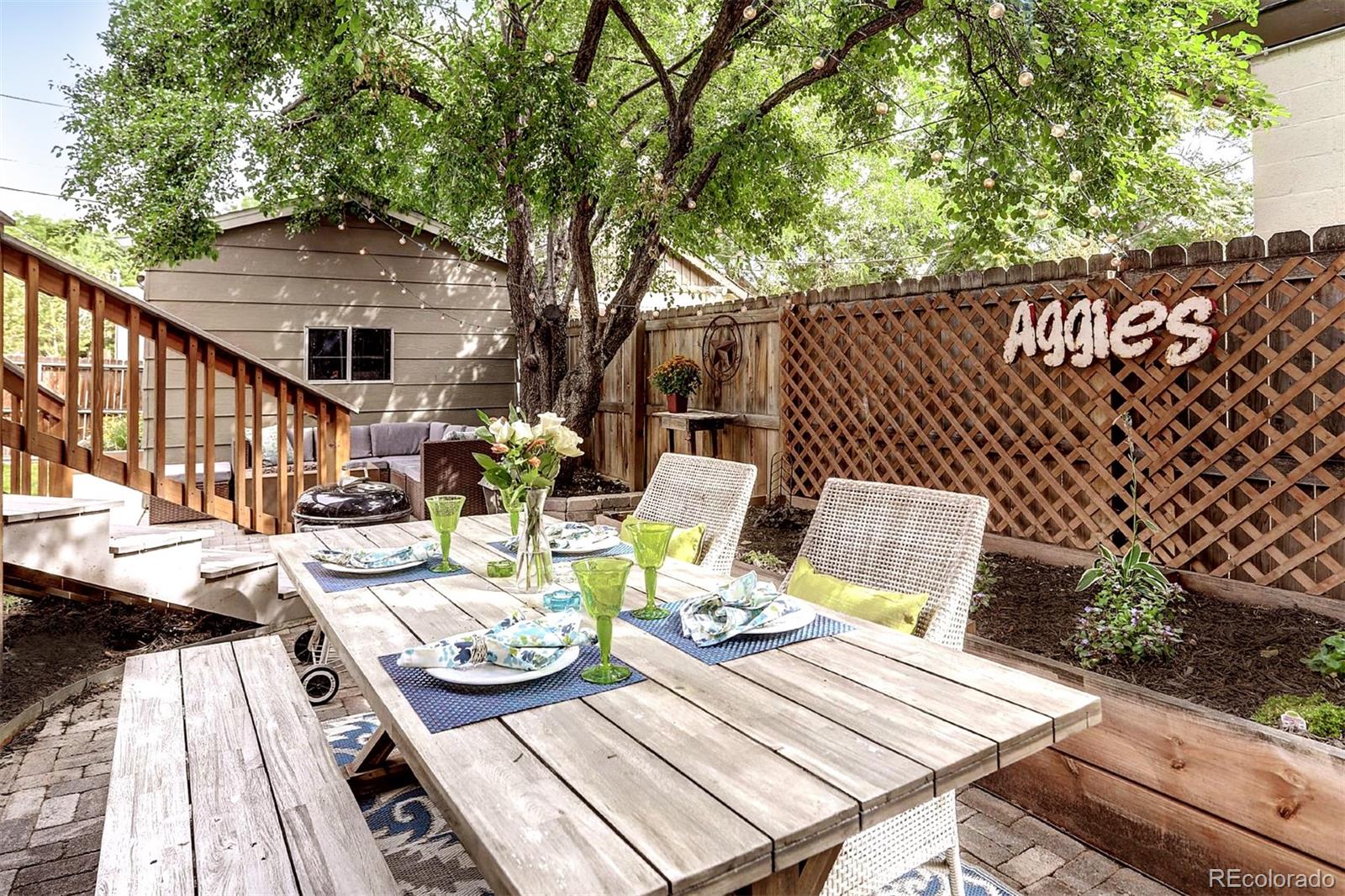 2735 West 35th Avenue Denver, CO 80211 - Photo 27 of 33 a view of a patio with furniture