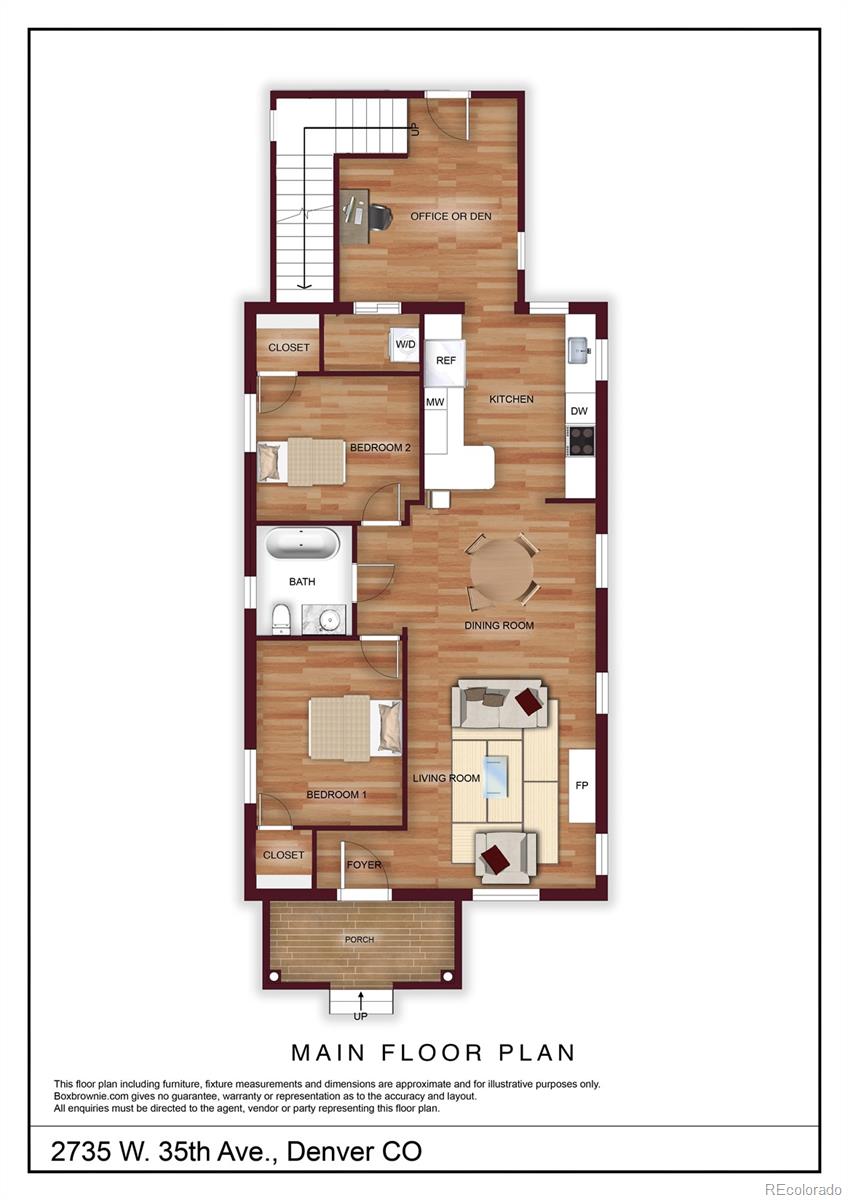 2735 West 35th Avenue Denver, CO 80211 - Photo 32 of 33 a picture of a floor plan