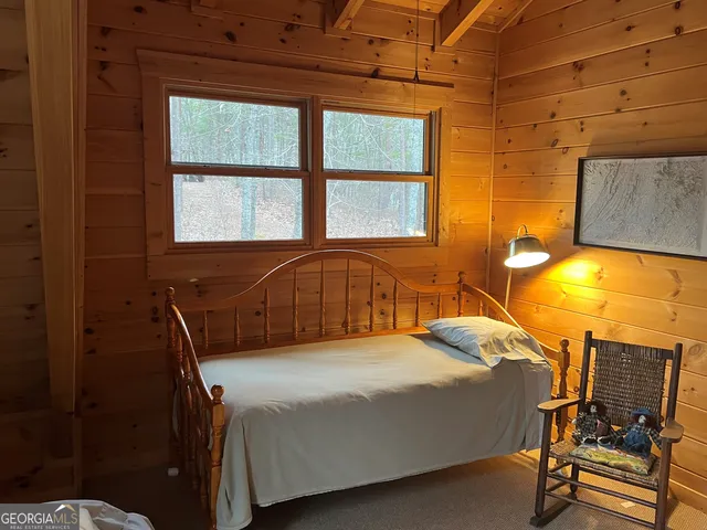 a view of balcony with furniture