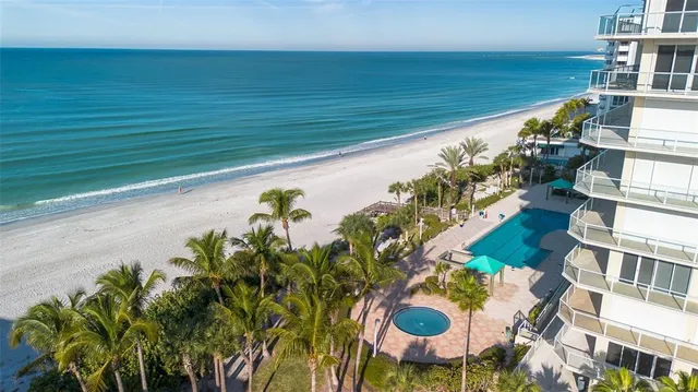 a view of balcony with furniture