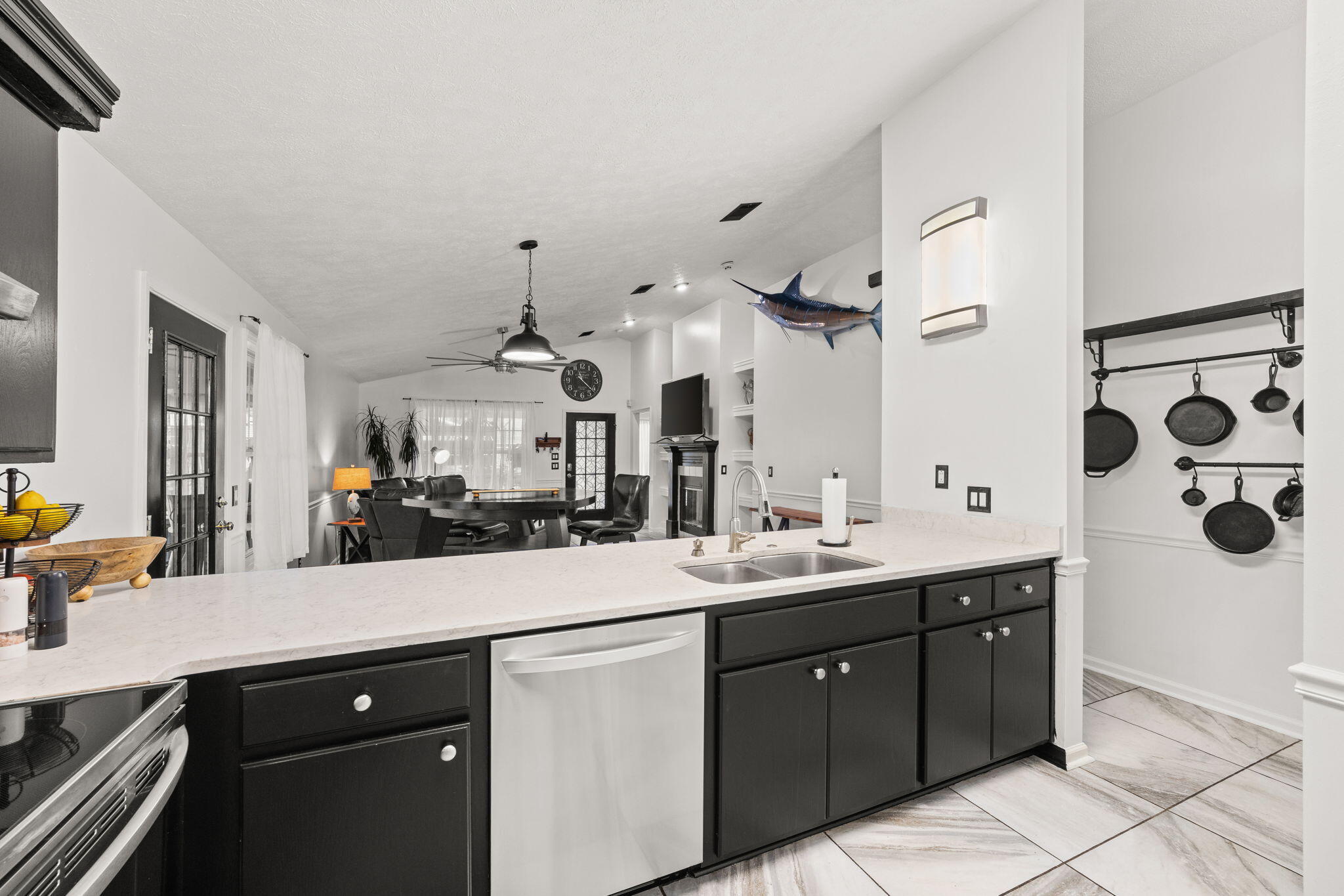 17826 Front Beach Road Panama City Beach, FL 32413 - Photo 6 of 34 a spacious bathroom with a double vanity sink mirror and