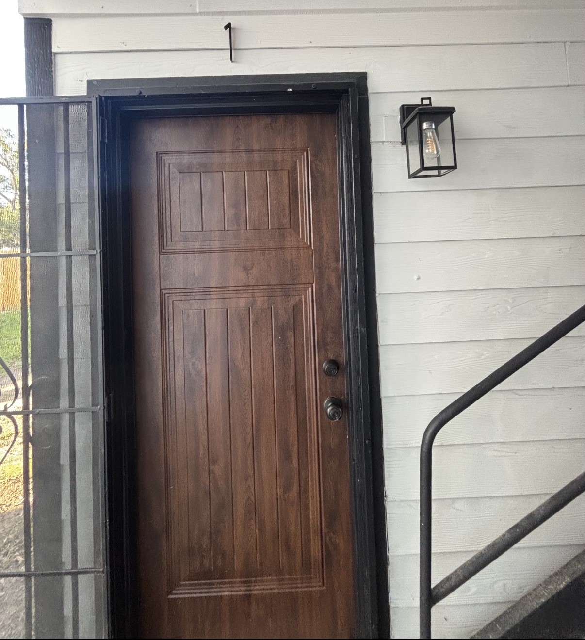 7213 Moline Street, Unit 1 Houston, TX 77087 - Photo 5 of 10 a view of front door