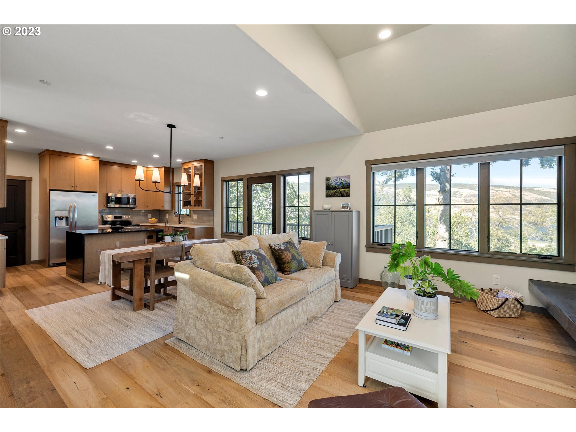 915 Fifth Avenue Mosier, OR 97040 - Photo 3 of 34 a living room with furniture and a large window