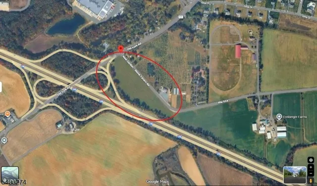 an aerial view of a residential houses