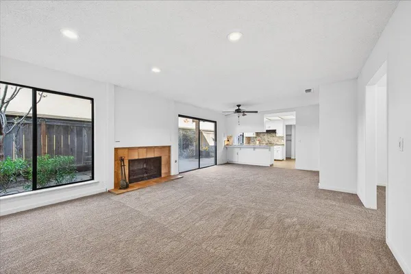 a view of an empty room