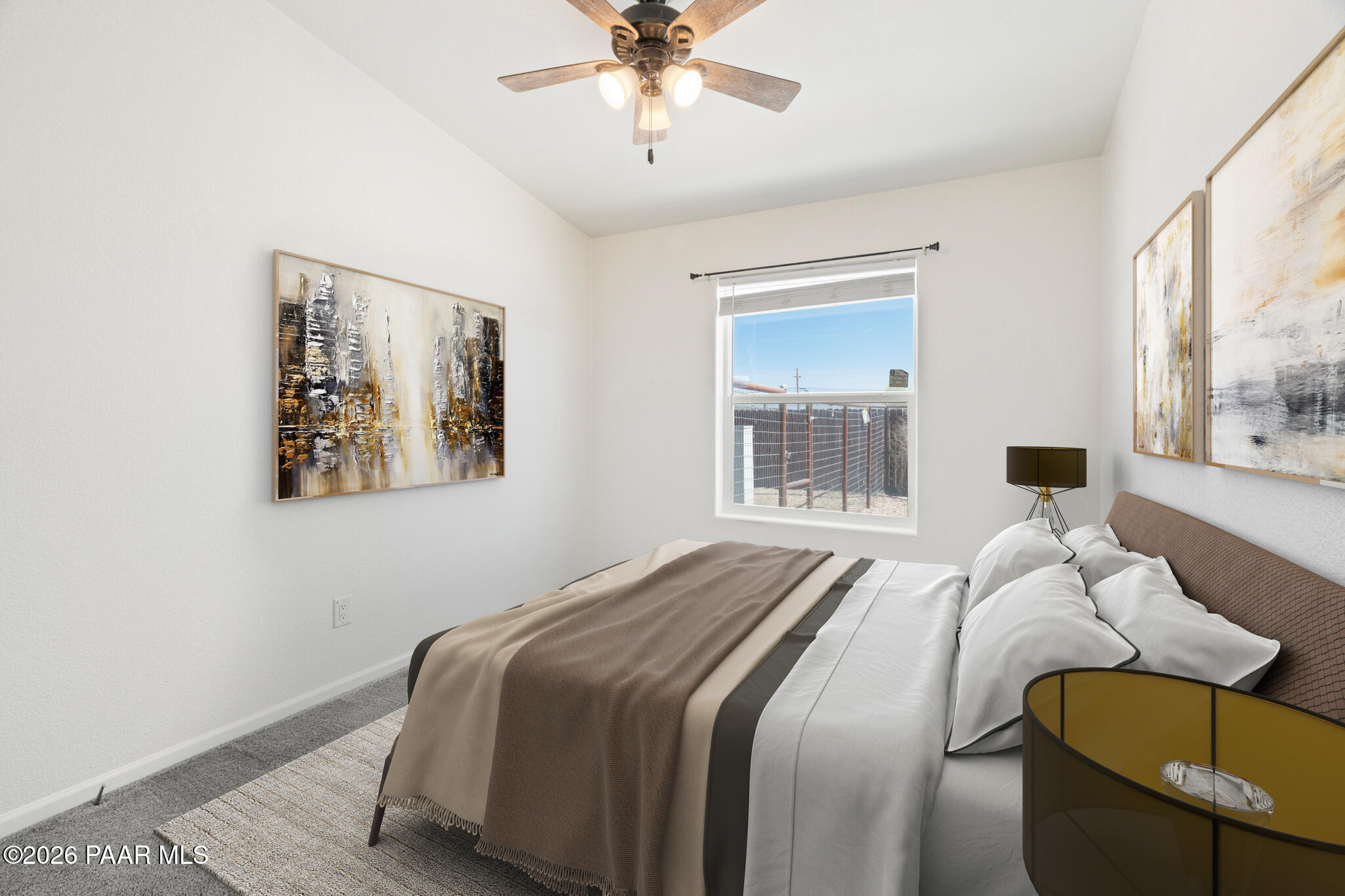 575 Ranch House Road Paulden, AZ 86334 - Photo 17 of 36 a bedroom with a bed and a window