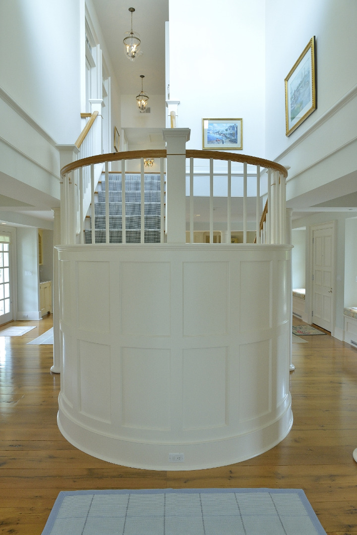 17 Wannacomet Road Nantucket, MA 02554 - Photo 26 of 36 Custom Staircase with Paneling