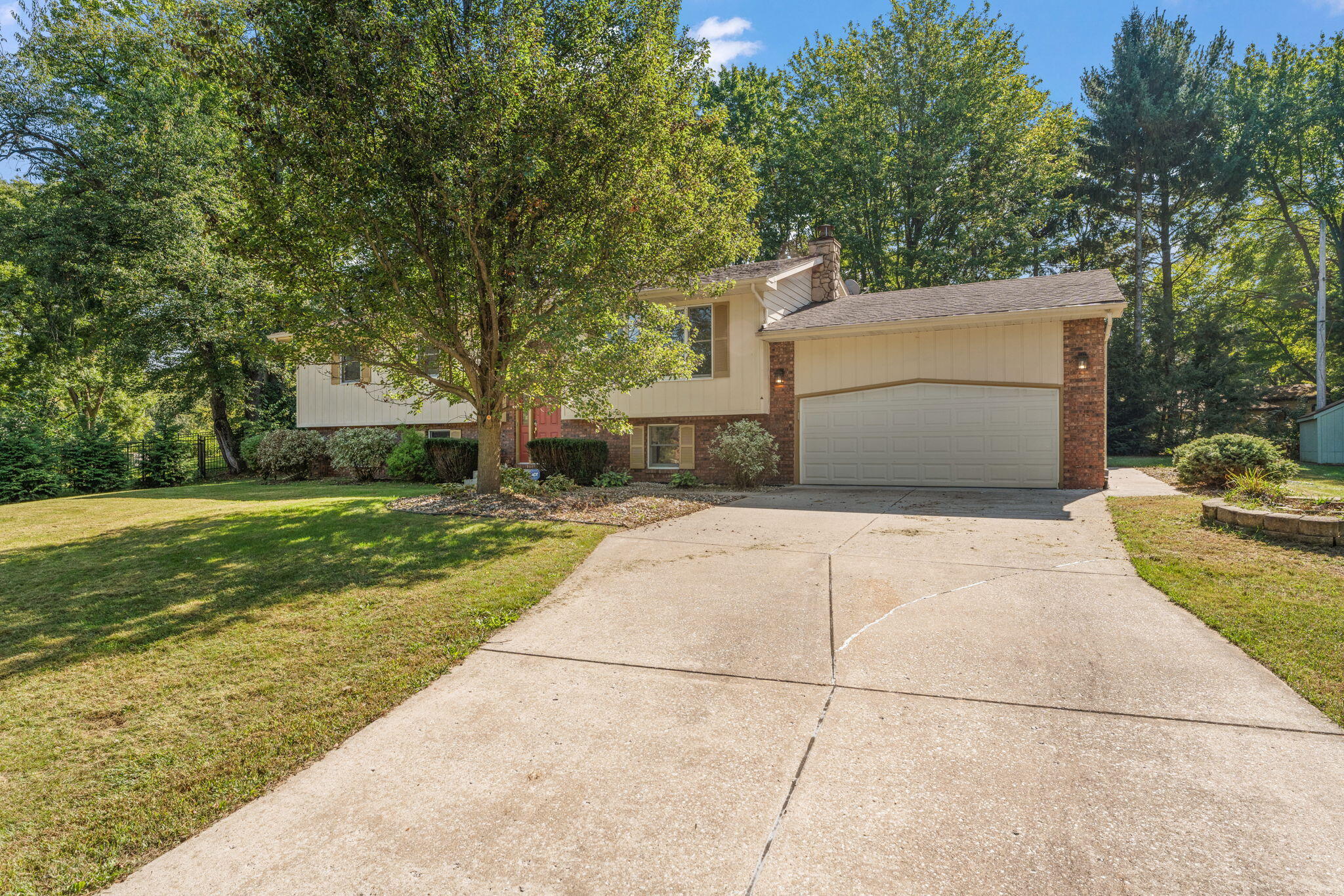 586 Fargo Road Westville, IN 46391 - Photo 33 of 40 a view of a house with backyard and trees