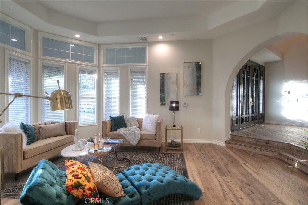 1016 Briarcliff Road Monrovia, CA 91016 - Photo 12 of 70 a living room with furniture and wooden floor