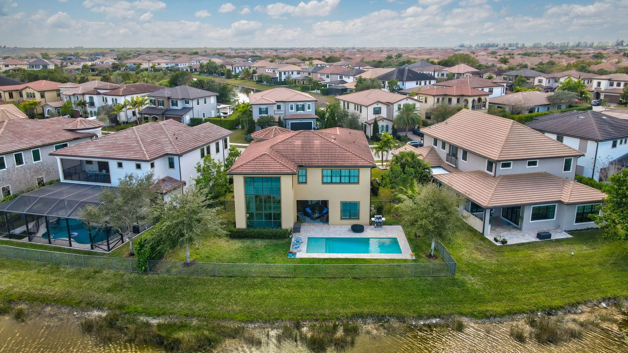 11585 Horizon Road Parkland, FL 33076 - Photo 57 of 91 a view of a house with a garden