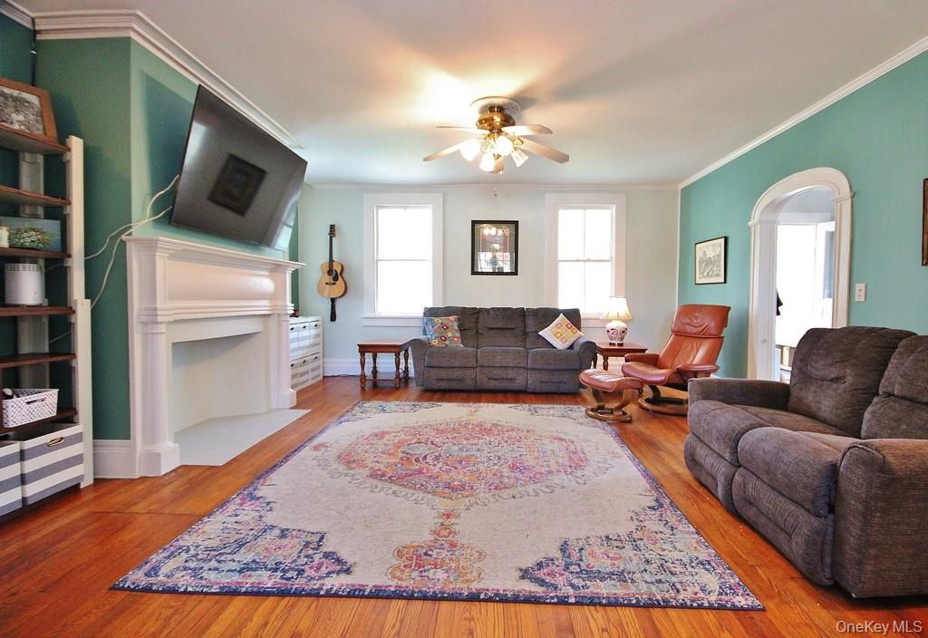 32 Old Glenham Road Beacon, NY 12508 - Photo 16 of 50 a living room with furniture and a flat screen tv