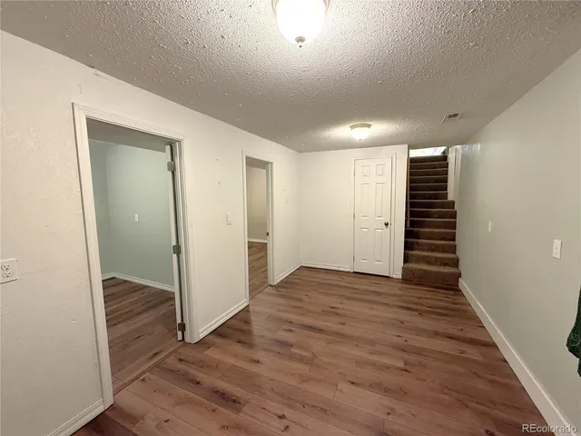 wooden floor in an empty room