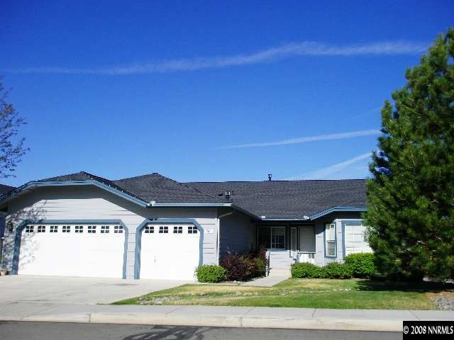 a view of a big house