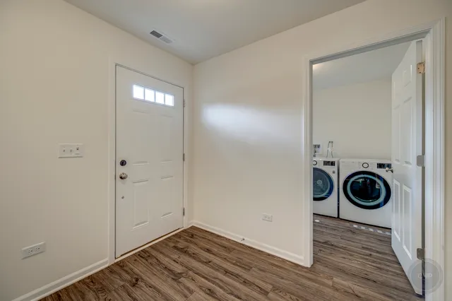 a view of a storage & utility room in a house