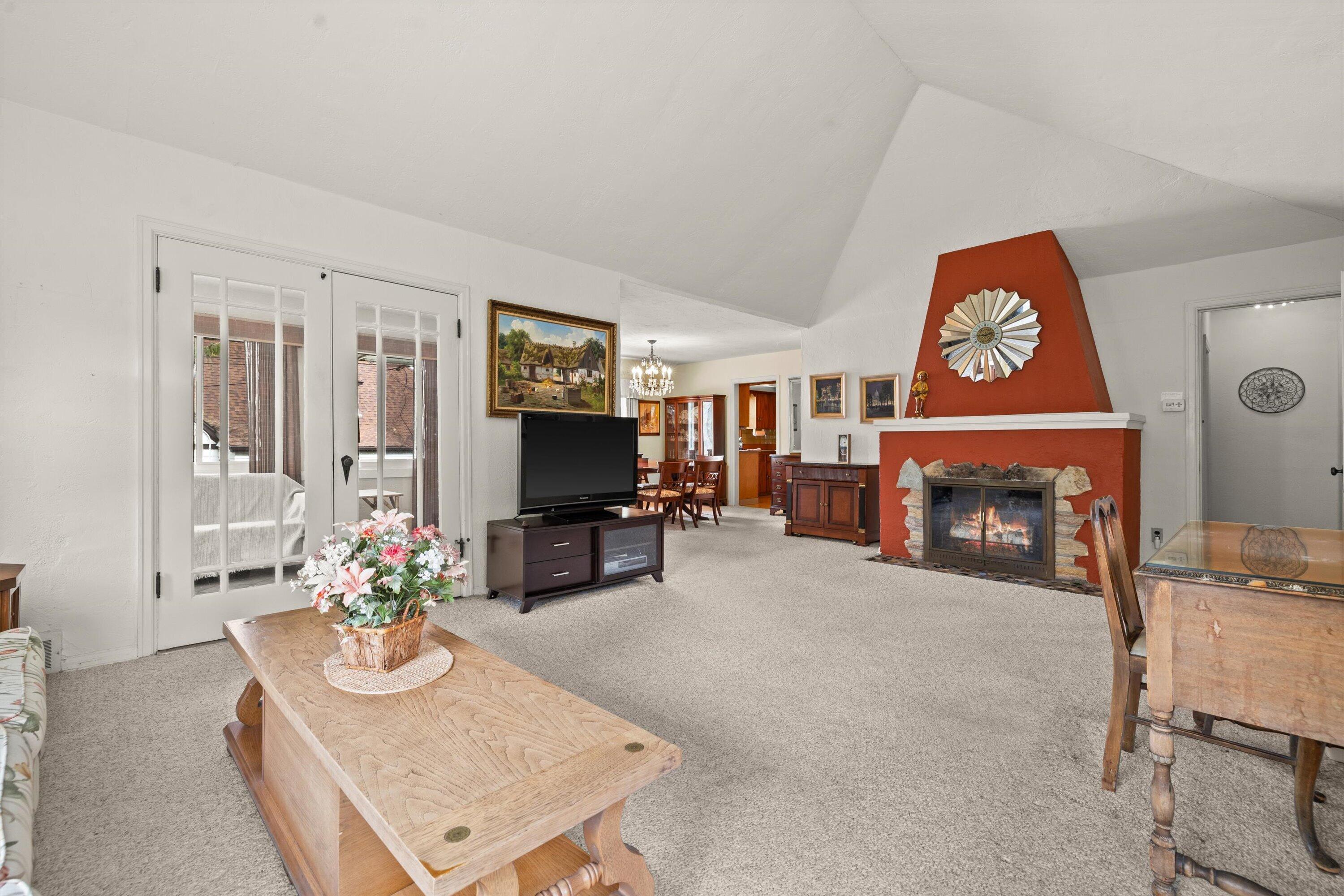 408 Valley Road Twin Lakes, WI 53181 - Photo 11 of 48 Family room view to dining room