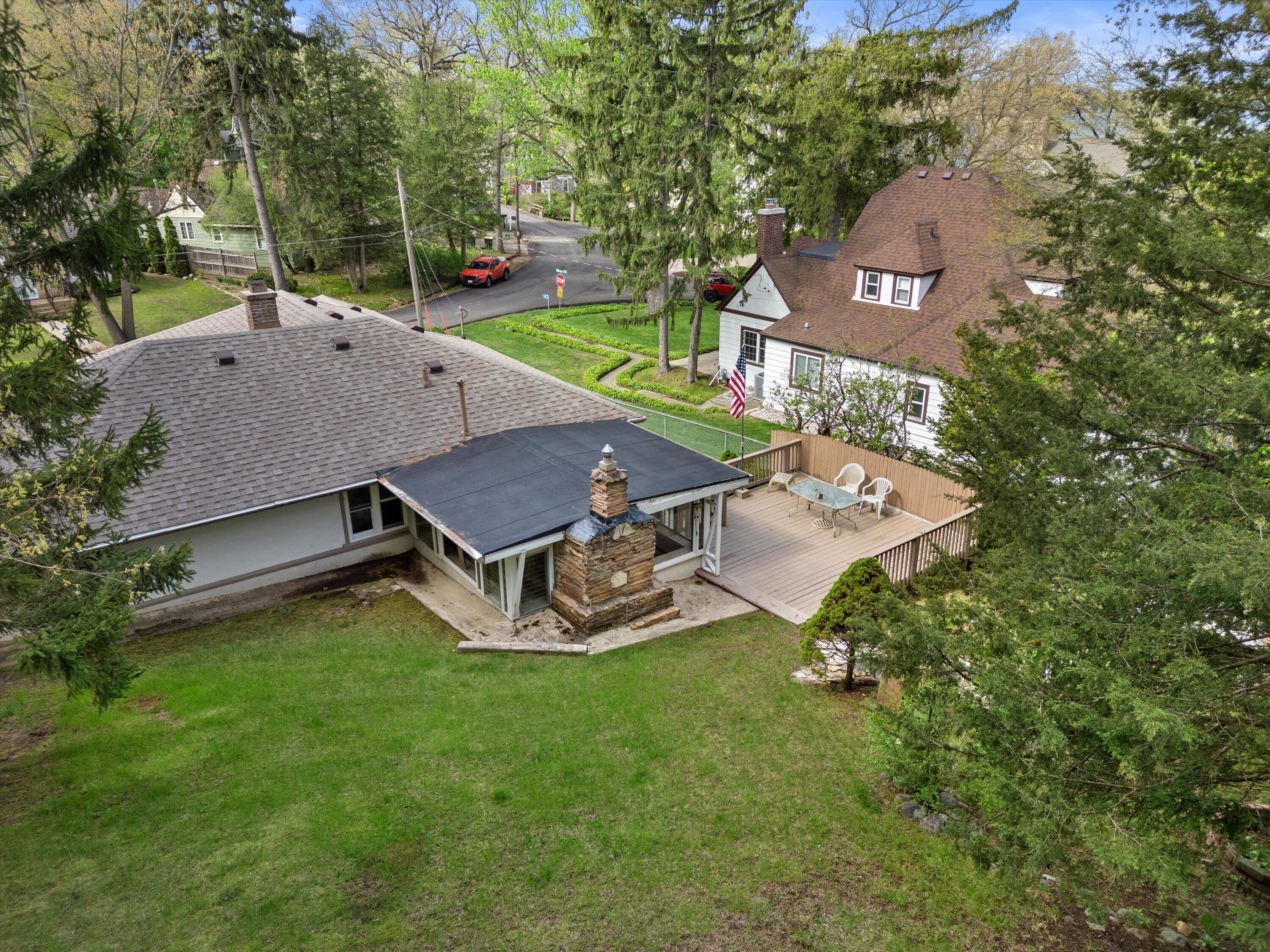 408 Valley Road Twin Lakes, WI 53181 - Photo 32 of 48 Ariel view
