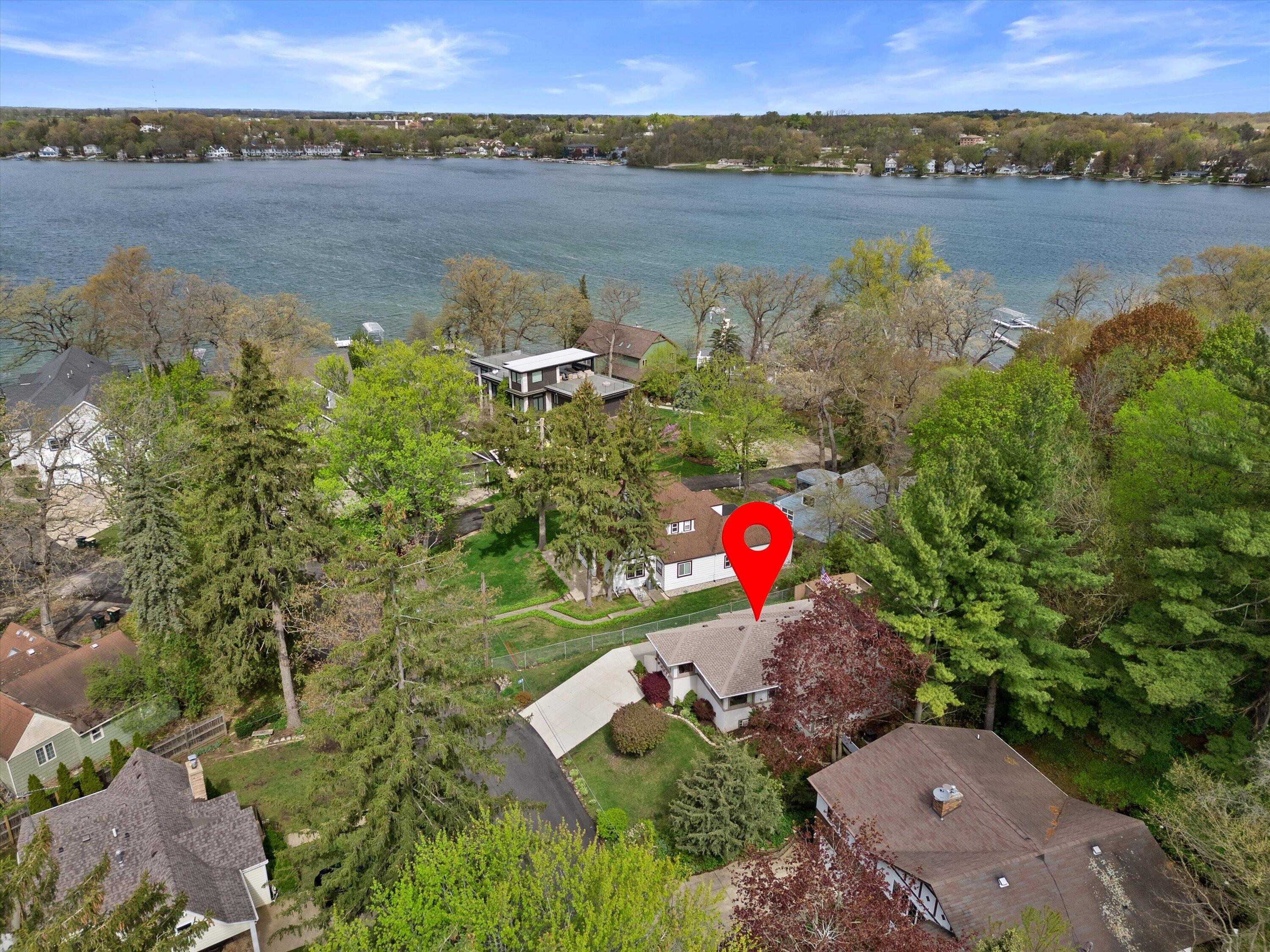 408 Valley Road Twin Lakes, WI 53181 - Photo 39 of 48 Ariel view