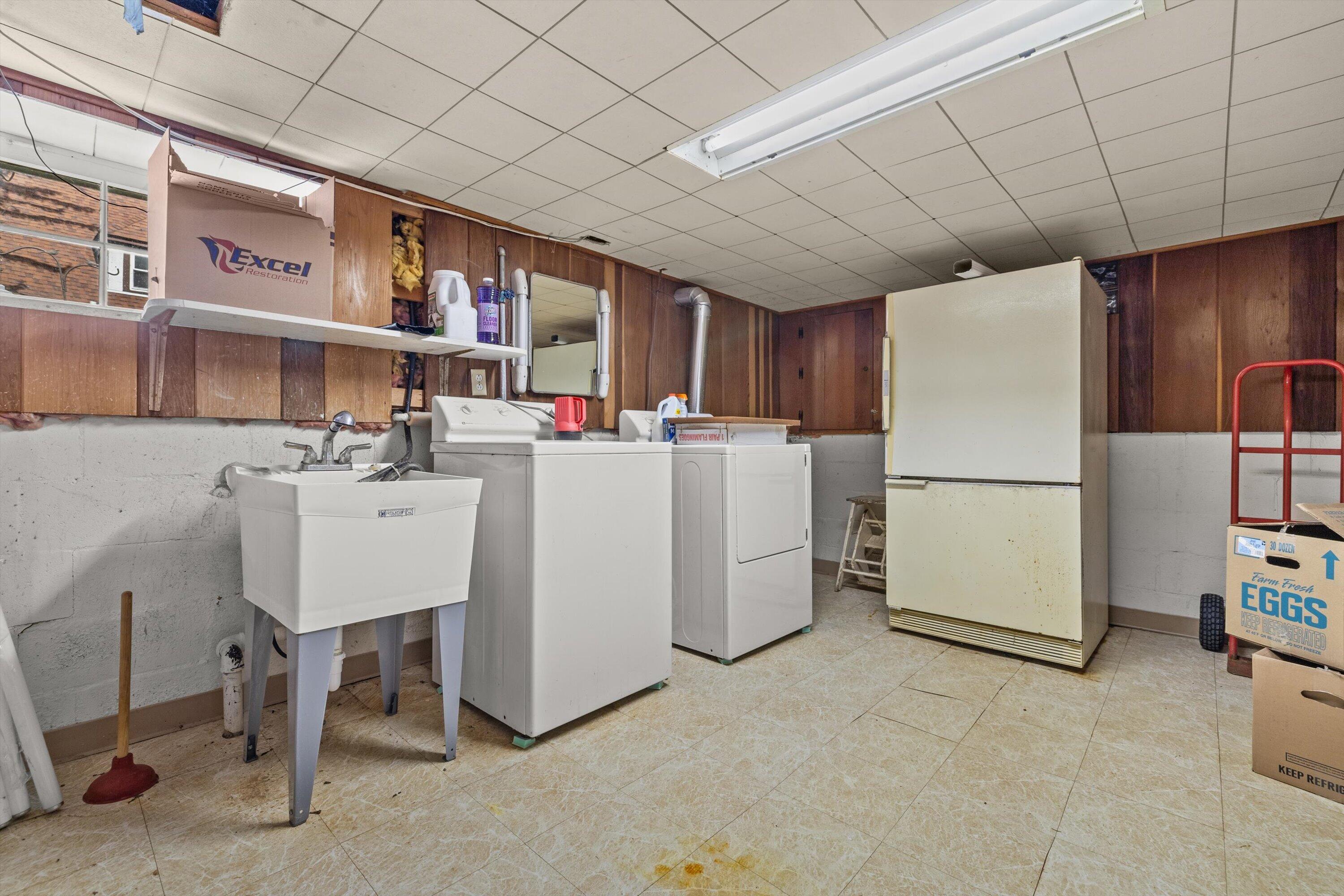 408 Valley Road Twin Lakes, WI 53181 - Photo 46 of 48 Laundry room with extra space for storage