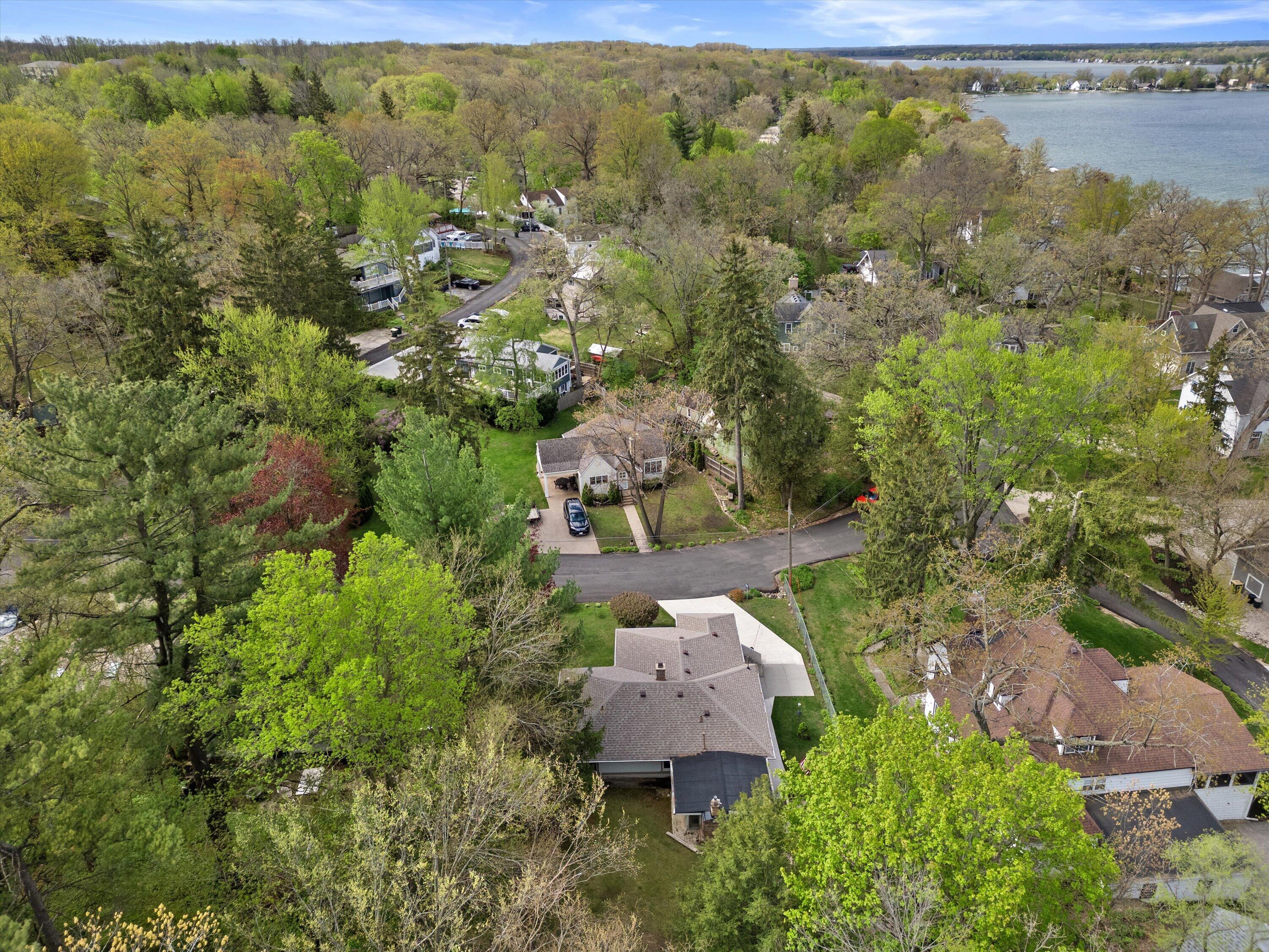 408 Valley Road Twin Lakes, WI 53181 - Photo 47 of 48 Ariel view