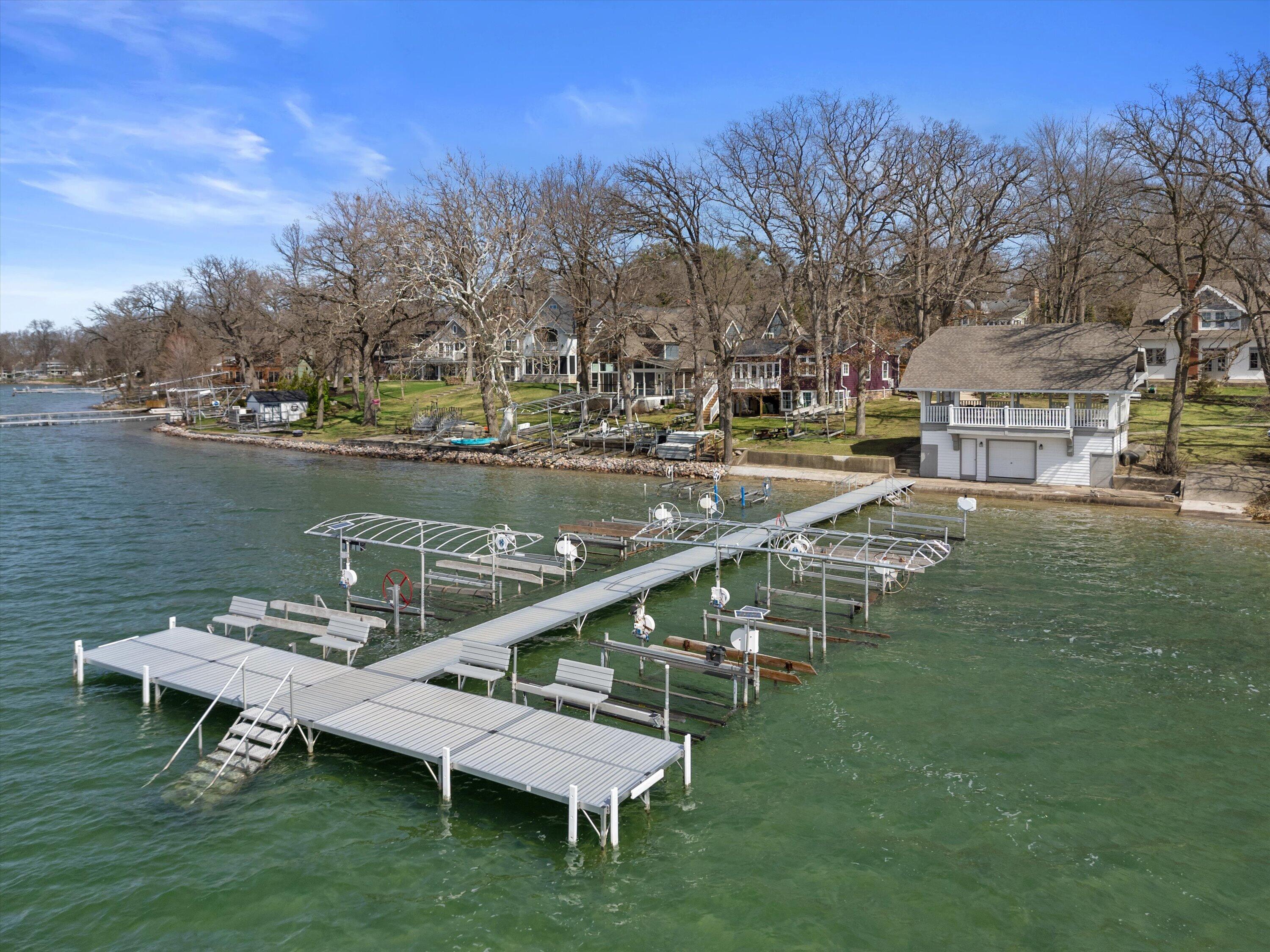 408 Valley Road Twin Lakes, WI 53181 - Photo 4 of 48 Neighborhood pier - wait list for boat slips
