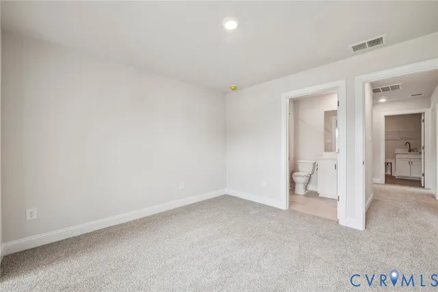 a view of empty room