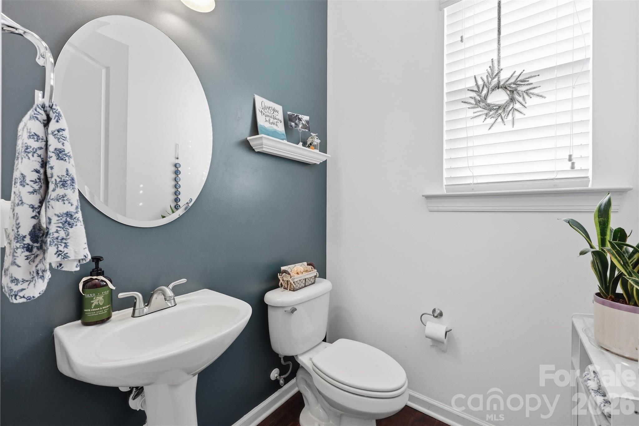1210 Gold Rush Court Fort Mill, SC 29708 - Photo 13 of 39 a bathroom with a toilet a sink and a mirror