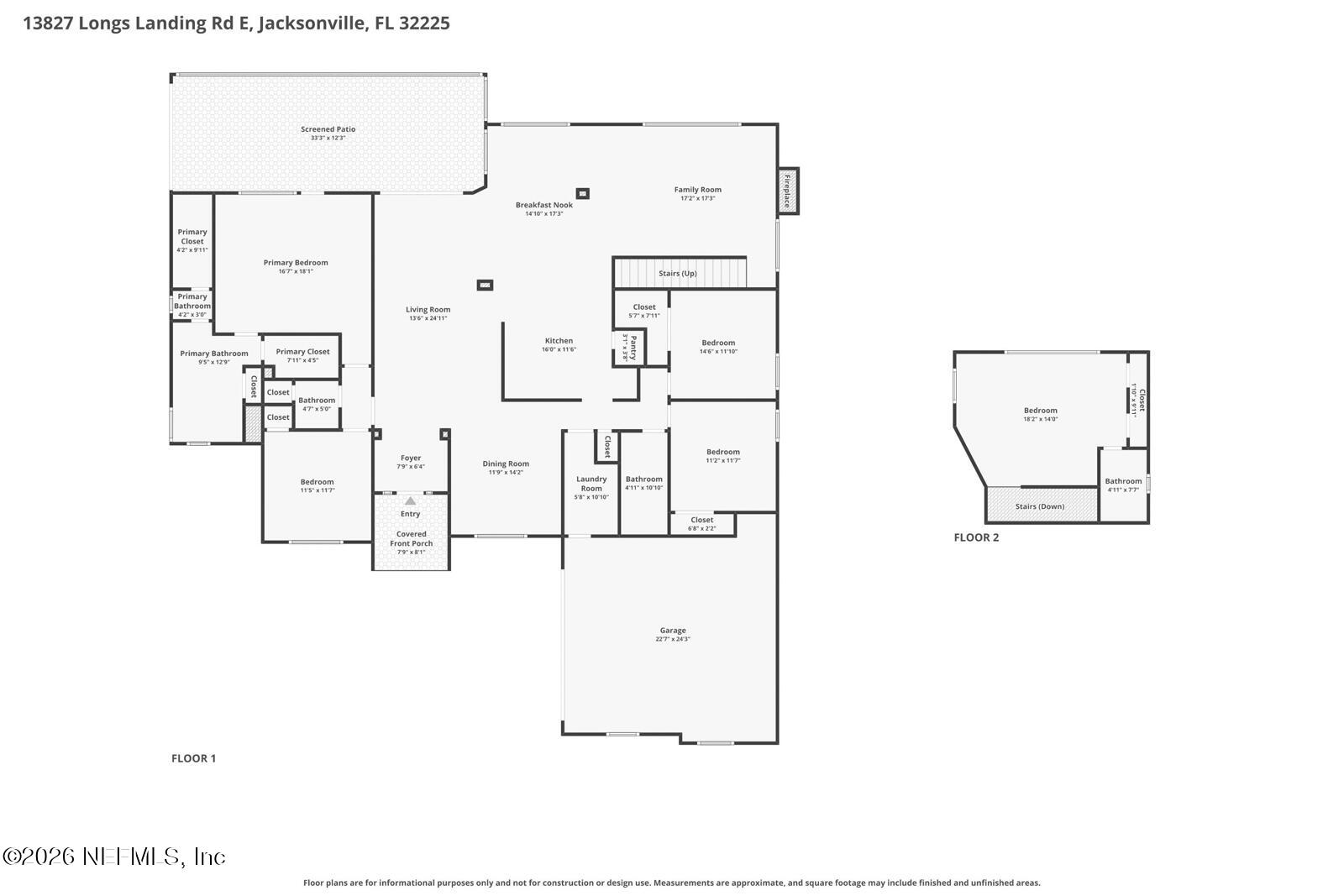 13827 Longs Landing Road East Jacksonville, FL 32225 - Photo 60 of 60 Floorplan