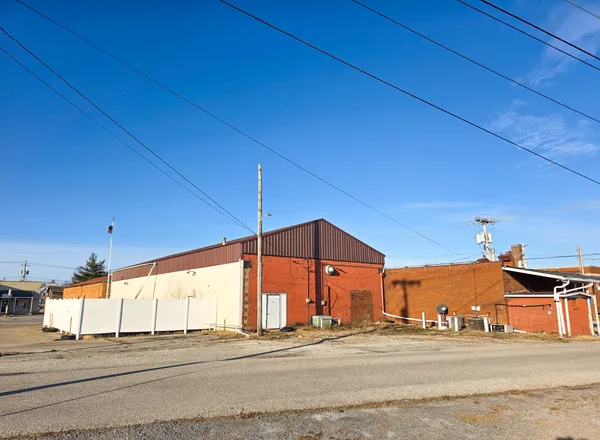 a view of a backyard of a house
