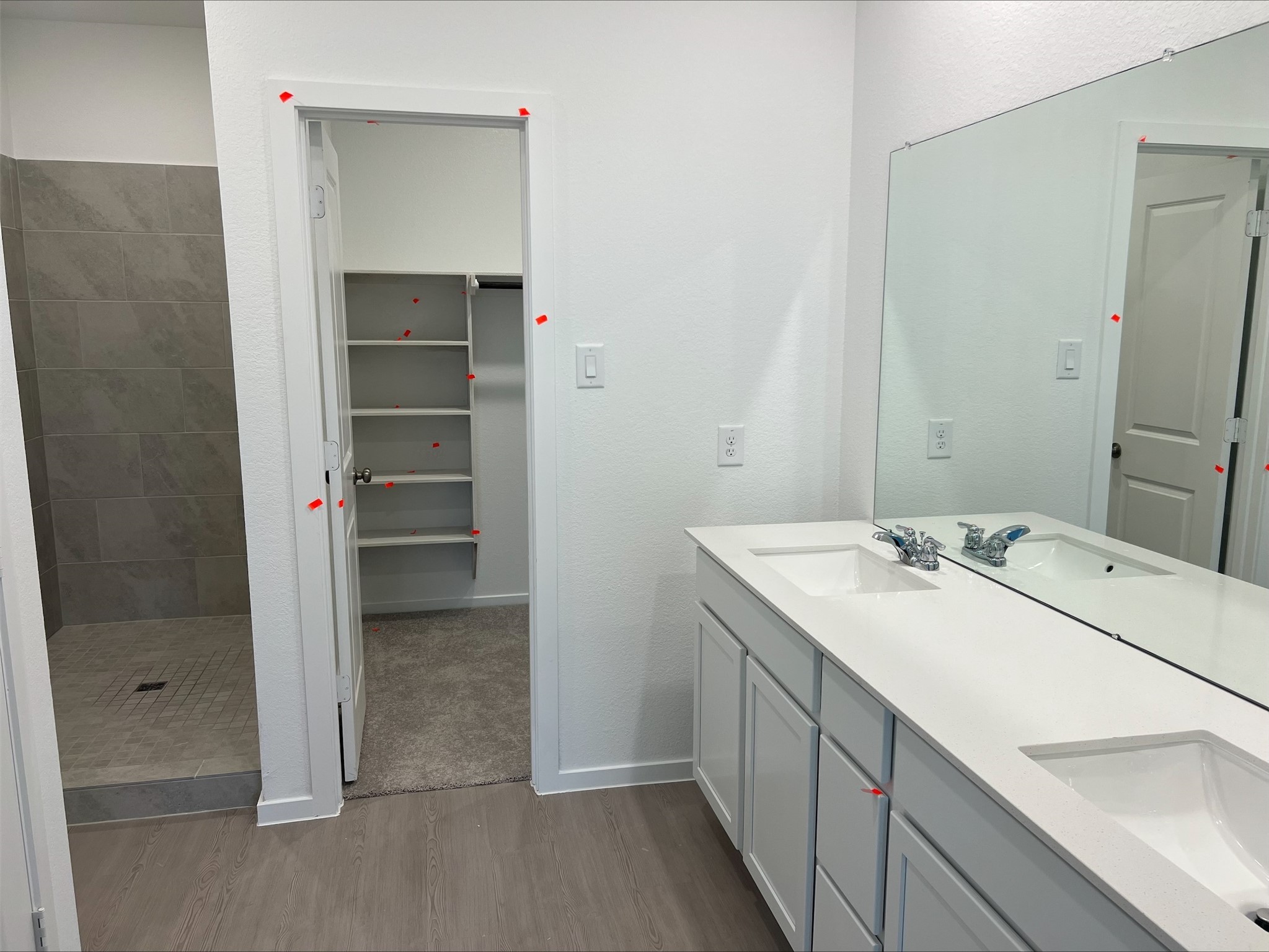 5437 Bear Run Bryan, TX 77807 - Photo 21 of 35 a bathroom with a sink and a mirror