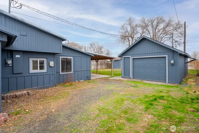 a house with a outdoor space