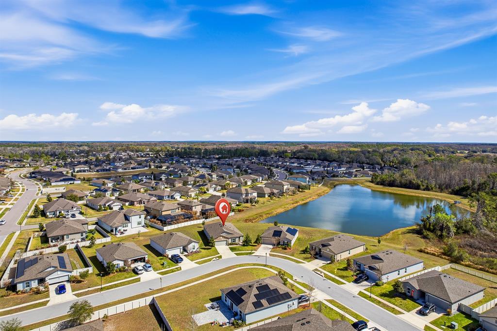 12218 Gothic Rd Spring Hill Spring Hill, FL 34610 - Photo 35 of 56 an aerial view of residential houses with outdoor space