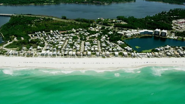 a view of a lake with outdoor space