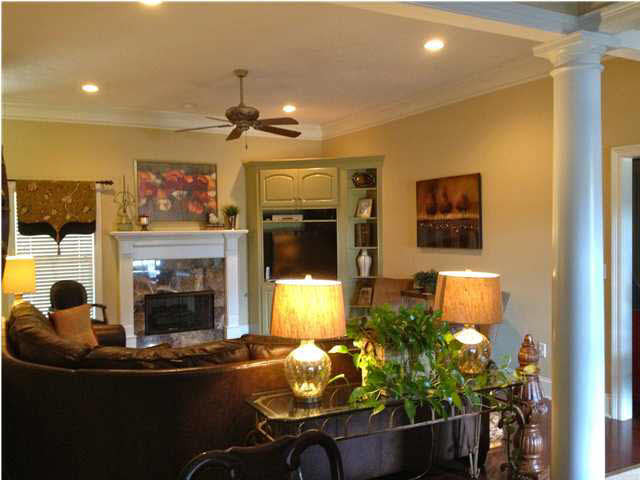 720 Danforth Drive Madison, MS 39110 - Photo 2 of 6 Large family room with builtins for TV